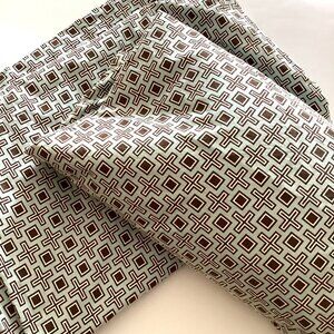 Jonathan Adler Flat + Fitted Bed Sheet Set Cotton Bedding Size Full Double